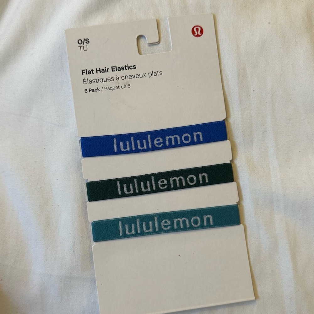 New Lululemon Flat Hair Elastics